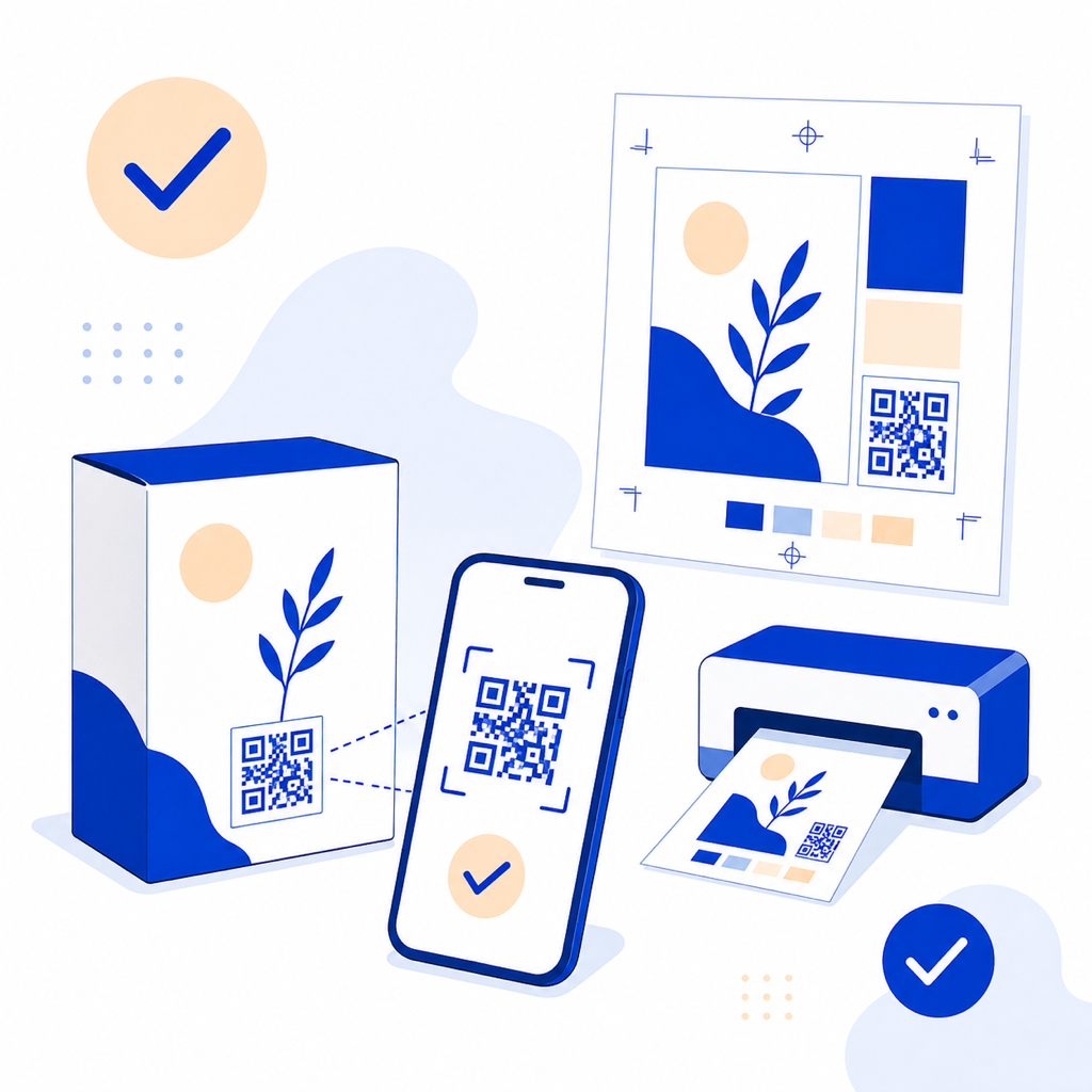 Чек-лист проверки QR-кода перед печатью